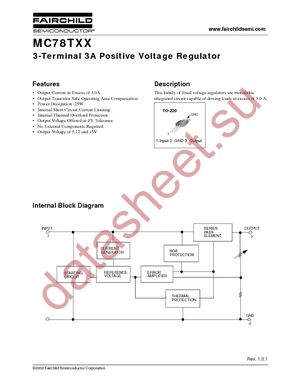 MC78T05CTBU datasheet  